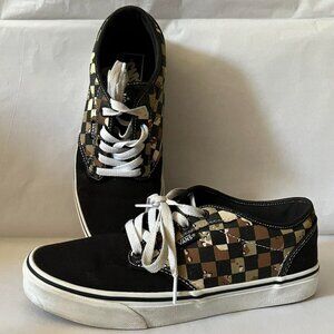 🏁 Vans “Off the Wall” Atwood Camo Check Checkerboard Men's Shoe Size US 7.0 🏁
